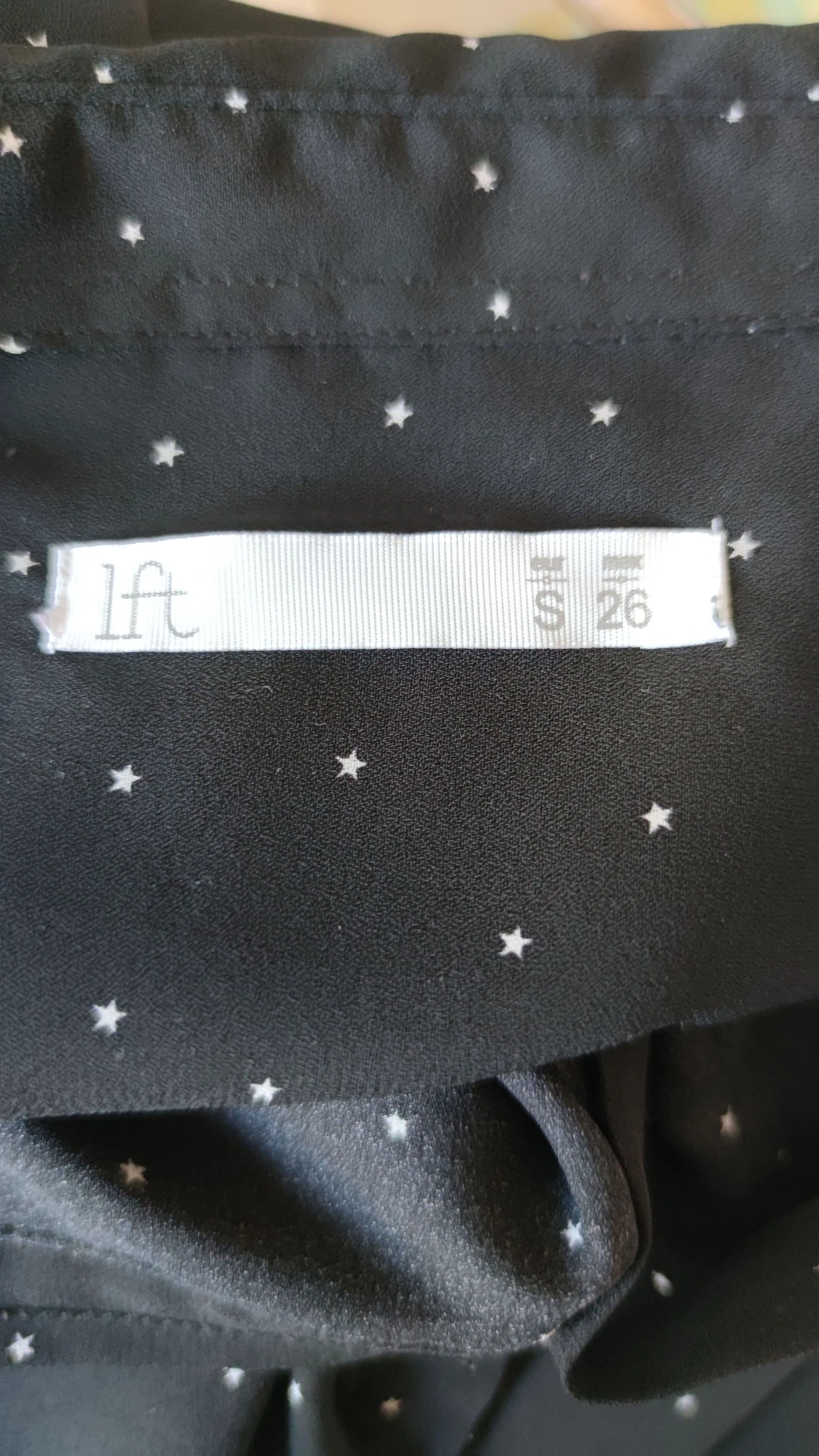Camisa negra estrelinhas mulher Lefties Tamanho P/36 – photo 13